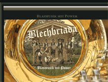 Tablet Screenshot of blechbriada.de